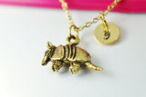 Armadillo Necklace, Animal Charm, N471