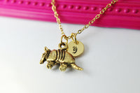 Armadillo Necklace, Animal Charm, N471