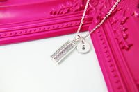 Silver Abacus Necklace, Abacus Charm, Accountant Gift, Bookkeeper Gift, Dainty Necklace, Delicate Jewelry, Minimal Necklace, S037