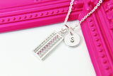 Silver Abacus Necklace, Abacus Charm, Accountant Gift, Bookkeeper Gift, Dainty Necklace, Delicate Jewelry, Minimal Necklace, S037