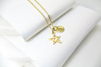 Star Necklace, Gold Star Necklace, Tiny Star Charm, Dainty Necklace, Personalized Gift, Best Friend Gift, Girlfriend Gift, Sister Gift, G151