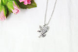 Eagle Necklace, Personalized Gift, DN348