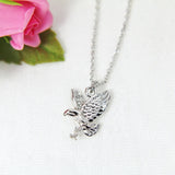 Eagle Necklace, Personalized Gift, DN348