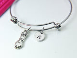 Silver Figa Hand Bracelet, Good Luck New Beginning Gifts Ideas Personalized Customized Made to Orde, AN1117