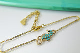 Seahorse Bracelet, Gold Seahorse Bracelet, Sea Ocean Jewelry, Mother's Day Gift, N1308