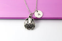 Silver Hamster Charm Necklace Hamster Pet Shop Gifts Ideas Personalized Customized Made to Order, N1881A