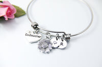 Godmother Bracelet, Godmother Gift, Godmother, Godmother Proposal, Fairy Godmother, Be My Godmother, Godmother Request, Heart,  N1807