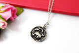 Capricorn Constellation Necklace, Stainless Steel Zodiac Jewelry