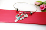 Silver Cactus Charm Bracelet, N1711