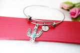 Silver Cactus Charm Bracelet, N1711