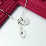Shovel Necklace, Gardening Tools Charm Necklace, N1898