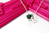 Silver Cactus Charm Necklace, Best Birthday Christmas Unique Gifts for Mom Great Grandma Aunt Sister in Law Girl Cousin Friends, N1946