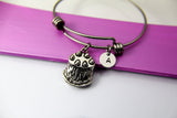 Silver Birthday Cake Charm Bracelet, Birthday Gift, Birthday Cake, N 1757