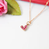 Gold Heart Necklace, Best Birthday Christmas Unique Gifts for Girlfriend Wife Girl Daughter Sister Mom Aunt Cousin Friends, N2010