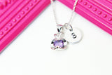 Apple Necklace, Platinum Apple Pendant, Teacher Necklace,Teacher Appreciation Gift, Gifts for Teacher, Teacher Thank YouGift, N2022