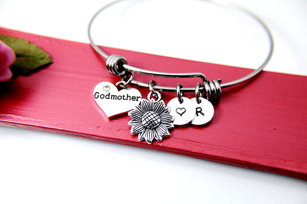 Godmother Bracelet, Godmother Gift, Godmother, Godmother Proposal, Fairy Godmother, Be My Godmother, Godmother Request, Heart,  N1807