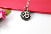 Boyfriend Gift Necklace, Stainless Steel Capricorn, Capricorn Necklace, Capricorn Constellation, Capricorn Jewelry, Capricorn Gifts, N1811