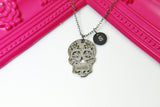 Halloween Black Charm Necklace Gift, Personalized Gift, N144F
