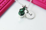 Silver Cactus Charm Necklace, Best Birthday Christmas Unique Gifts for Mom Great Grandma Aunt Sister in Law Girl Cousin Friends, N1946