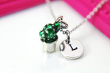 Silver Cactus Charm Necklace, Best Birthday Christmas Unique Gifts for Mom Great Grandma Aunt Sister in Law Girl Cousin Friends, N1946