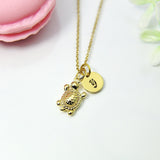 Gold Tortoise Necklace, Best Birthday Christmas Unique Gifts for Girlfriend Wife Granddaughter Daughter Sister Mom Aunt Cousin Friend, N1969