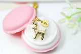 Gold Reindeer Deer Necklace, Best Birthday Christmas Unique Gifts for Girlfriend Wife Girl Daughter Sister Mom Aunt Cousin Friends, N1972