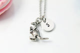 Silver Mother Kangaroo and Baby Charm Necklace, Expecting Mother Gift Present for Expecting Mom, Mom to Be, Pregnant Woman, Pregnancy, N2000