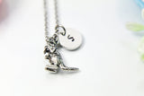 Silver Mother Kangaroo and Baby Charm Necklace, Expecting Mother Gift Present for Expecting Mom, Mom to Be, Pregnant Woman, Pregnancy, N2000