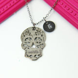 Halloween Black Charm Necklace Gift, Personalized Gift, N144F