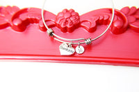 Silver Thank You Charm Bracelet, N1269A