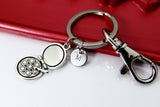 Silver Makeup Charm Keychain, Makeup Artist Gifts, N2250