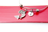 Silver Pizza Charm Bracelet, Pizza Charm, Pizza Jewelry, Pizza Slice Charm, Food Charm, Personalized Gift, N2207