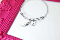 Silver Hot Chili Pepper Charm Bracelet, N2308