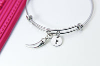 Silver Hot Chili Pepper Charm Bracelet, N2308