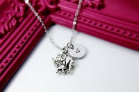 Mother Daughter Gifts, Mother and Baby Elephant Necklace, Personalized Gift, N1311G
