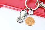 Silver Makeup Charm Keychain, Makeup Artist Gifts, N2250