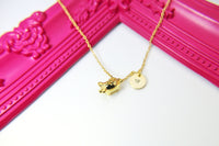 Gold Pig Charm Necklace, Pig Charm, Farm Animal Gift, Pet Pig Charm, Pet Gift, Piggy Bank Charm Necklace, Piggy Bank Charm, N328