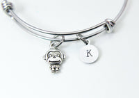 Silver Monkey Charm Bracelet, DN160