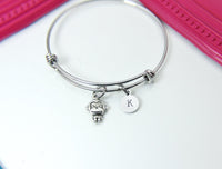 Silver Monkey Charm Bracelet, DN160