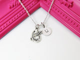 Silver Artist Palette Necklace, Paint Palette Charm, Artist Charm, Artist Gift, Art Teacher Gift, Personalized  Custom Monogram, N2635