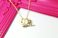 Lion Necklace, Gold Lion Charm, Lion Charm, Leo Charm, Leo Zodiac Charm, Leo Gift, Leo Constellation Jewelry, Personalized Gift, N424