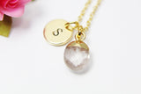 Quartz Necklace, Natural Gemstone Jewelry, N2802