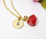 Jade Necklace, Natural Gemstone Jewelry, N2809