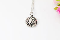 Stainless Steel Elephant Charm Necklace, Elephant Charm, Animal Charm, Good Luck Gift, N391
