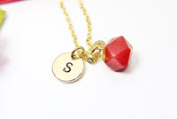 Jade Necklace, Natural Gemstone Jewelry, N2809