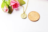 Gold Aries Charm Necklace, Zodiac Horoscope Charm, 18K Gold over Brass, Astrological Zodiac Signs, Zodiac Symbols, Birthday, N2844