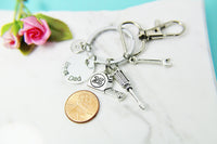 Best Father Day Gift, Best Dad Gift, Best Dad Charm Keychain, Tools Charm, Best Father Days Gift, Gift for Dad, Father's Day Gifts, N2854