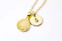 Quartz Necklace, Natural Gemstone Jewelry, N2921