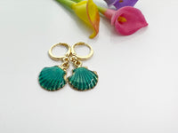 Daughter Earrings, Gift for Daughter, Daughter Jewelry, Seashell Earrings, Fantasy Mermaid Shell Charm, Shell Ocean Beach Jewelry, N2977