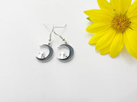 Black Cat on the Moon, Cat Lovers Earrings Gifts For Owners, Cat Mom Gifts, Perfect Gift For Cat Lovers, Sympathy Gift, N3006